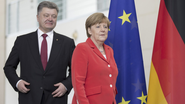 Live: Kanzlerin Merkel und Ukraines Präsident Poroschenko geben gemeinsame Pressekonferenz
