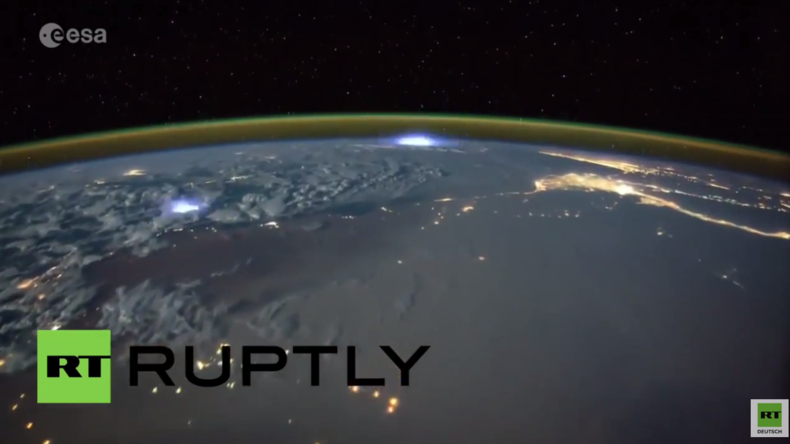 ISS: Zeitrafferaufnahme zeigt dramatische Gewitter auf der Erde