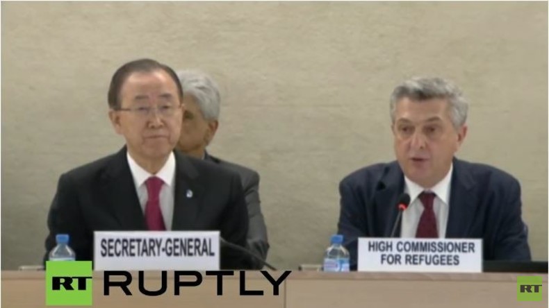 Live: Konferenz des UN-Flüchtlingskommissariat in Genf mit Ban Ki-Moon und Filippo Grandi