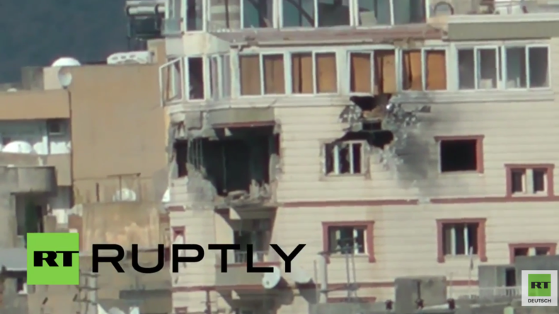 Türkische Armee nimmt Kurden-Hochburg Nusaybin erneut schwer unter Beschuss