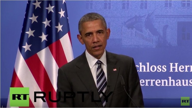 Obama in Hannover: Russland hat 'aggressive Haltung'