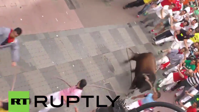 Spanien: Drei Menschen bei Stierlauf in Benavente verletzt