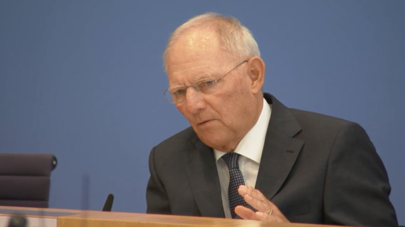 Live: Bundespressekonferenz mit Bundesfinanzminister Schäuble zum Haushaltsplan 2017