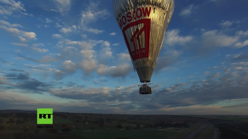 Russe startet Weltrekordversuch: In 13 Tagen mit einem Heißluftballon um die Welt