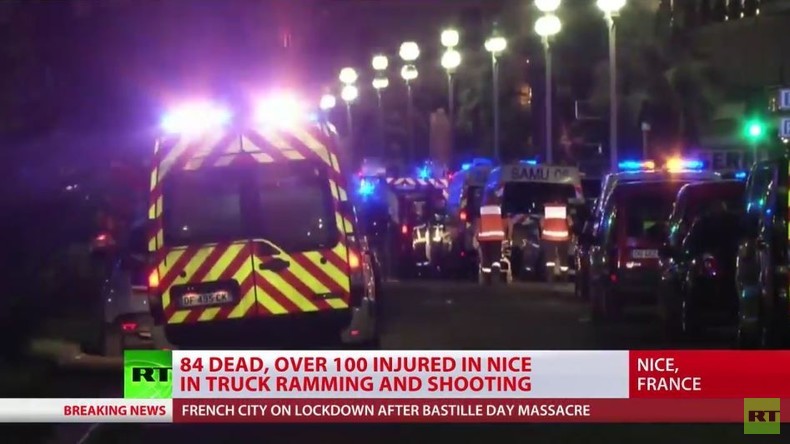 RT-Live-Berichterstattung zur Terrorattacke in Nizza mit über 80 Toten 