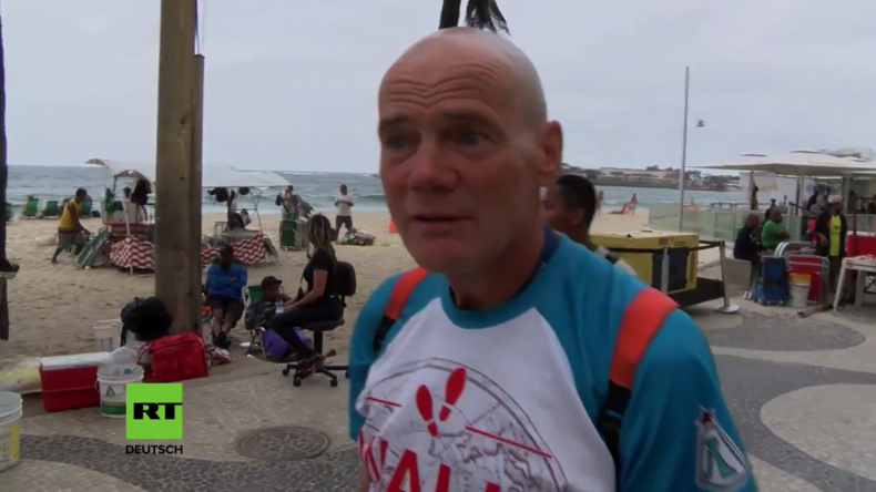 Rio, ich komme und zwar zu Fuß: 60-jähriger Russe wandert 18.200 Kilometer