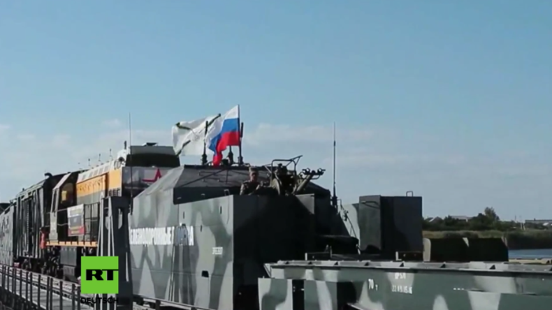 Russland: Erste Panzerzug-Übung auf russischem Boden nach 15 Jahren 