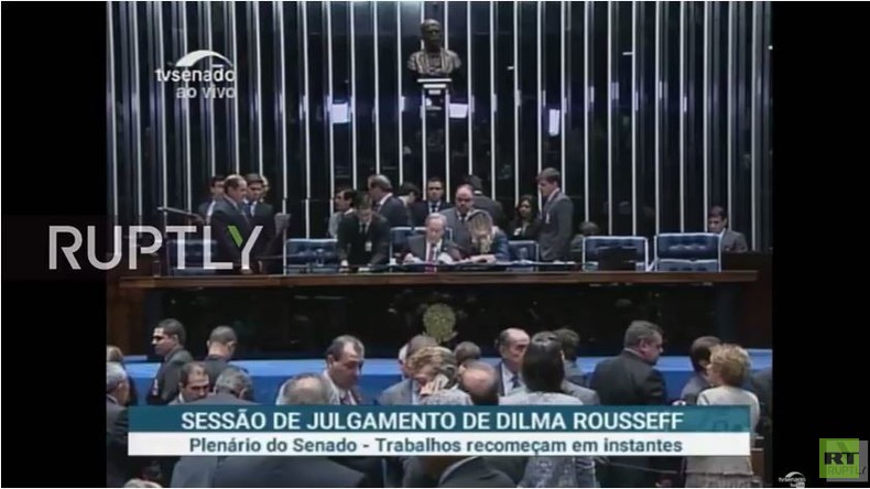Live: Brasiliens Senat stimmt über Amtsenthebung von Dilma Rousseff ab