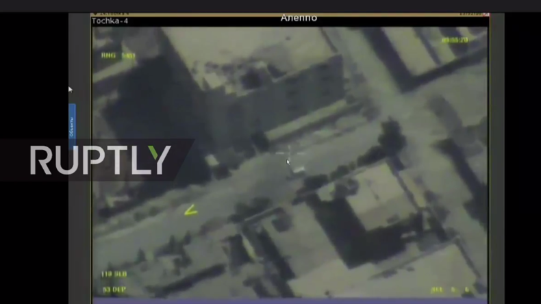  Live von den Aufnahmen einer russischen Aufklärungsdrohne über Ost-Aleppo