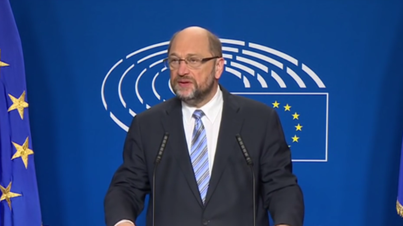 Live: Präsident des EU-Parlaments Martin Schulz gibt Statement nach Trumps Sieg bei US-Wahlen