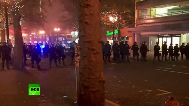 Live: Ausschreitungen bei Anti-Trump-Protest in Portland 