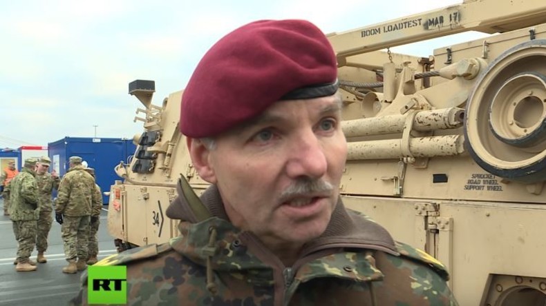 Bundeswehrgeneral zu RT über US-Panzertransporte: "Wir als Gastland der US-Amerikaner"