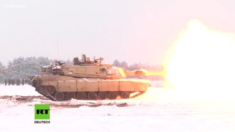 US-Panzerkompanie bei Angriffsübungen in Polen: Wir sind hier, um voll kampfbereit zu werden 
