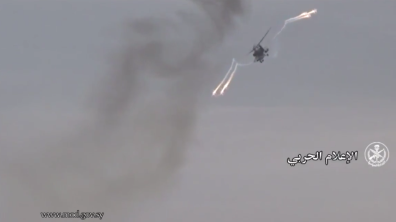 Russische Kampfhubschrauber im Einsatz gegen den IS in Palmyra
