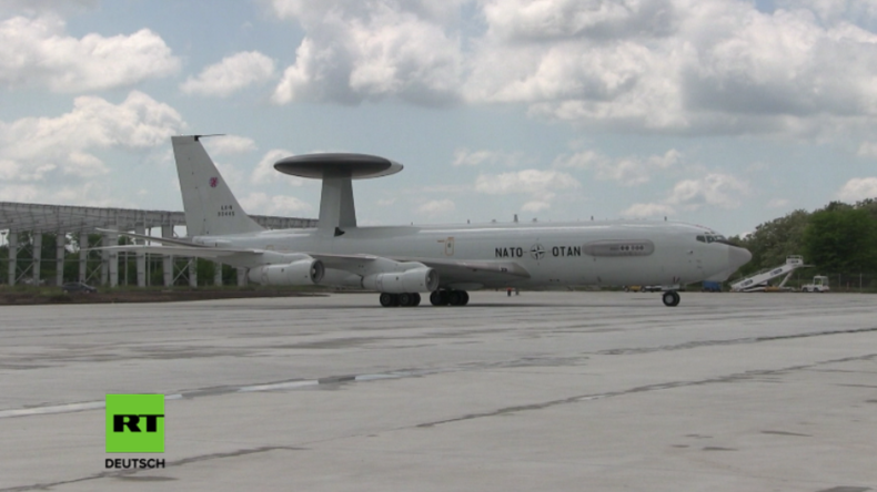 Wegen Ukraine-Krise: Awacs-Flugzeuge sollen Luftraum über Polen und Rumänien schützen