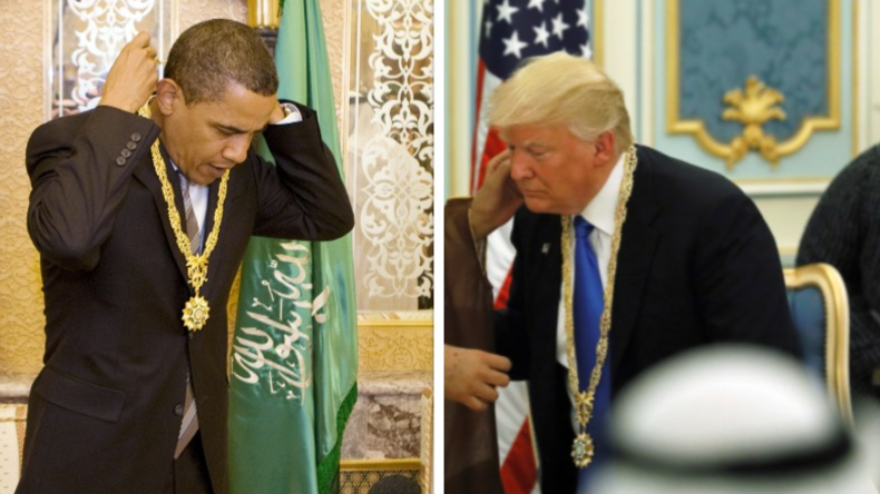 Obama und Trump haben nun etwas gemeinsam: Die höchste "zivile Auszeichnung" Saudi-Arabiens 