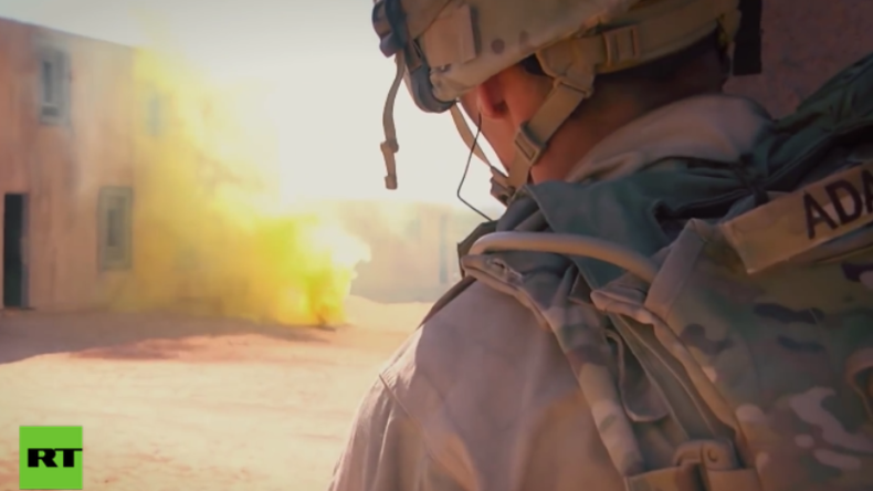 US-Soldaten auf dem Schlachtfeld: Kriegstraining in Dorf-Nachbau soll für den Krieg vorbereiten