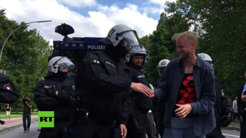 Die friedliche Seite der G20-Proteste überwiegt: Polizei erlebt Welle der Solidarität 