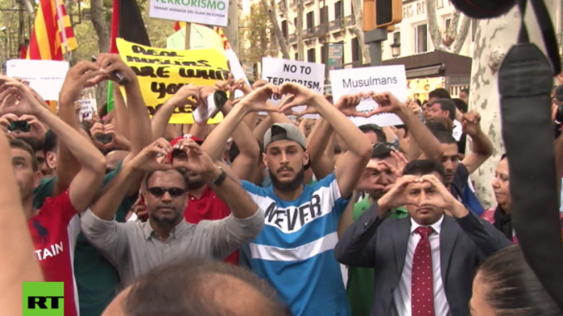 Barcelona: Tausende Muslime protestieren gegen Terror