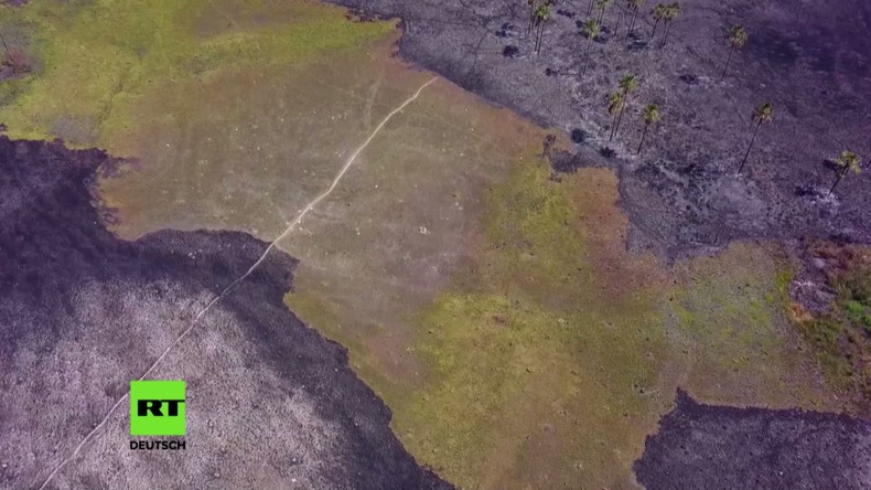 Brasilien: Drohne zeigt größten Brand auf UNESCO-Gebiet in der Geschichte