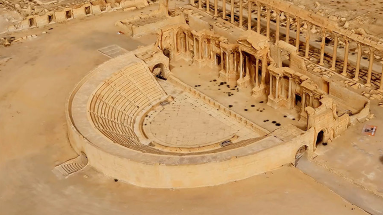  Auferstandenes Wunder: Russen lassen Palmyra dank tausender Drohnen-Bilder in 3D neu erstehen