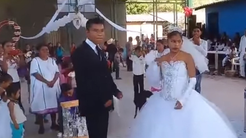 Die traurigste Hochzeitsfeier der Welt? Beklemmendes Trauungsvideo verbreitet sich viral