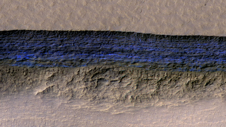 Enorme Wassermengen knapp unter der Oberfläche des Mars entdeckt 