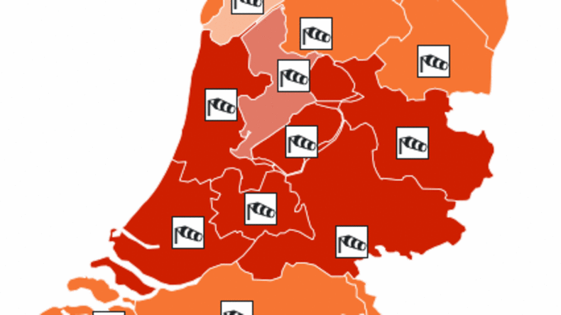 Niederlande: Alarmstufe Rot wegen schweren Sturms, 250 Flüge am Amsterdamer Flughafen gestrichen