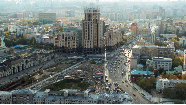 Yandex adelt eine Baugrube in Moskau zum "Naturreservat"