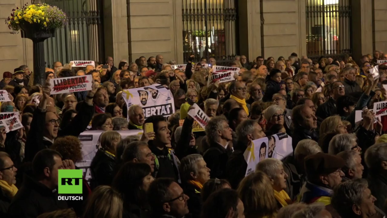 Spanien: Kundgebung fordert Freiheit für inhaftierte katalanische Unabhängigkeitsführer