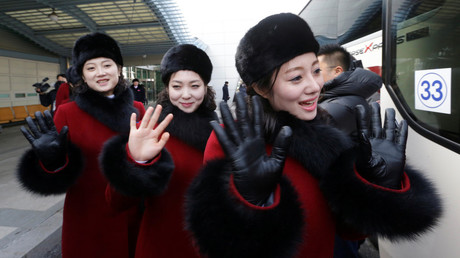 Nach Nukleartest-Feierorchester treffen auch Nordkoreas Cheerleader in Pyeongchang ein