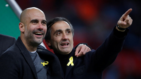 Solidarität mit inhaftierten Katalanen - Wird Pep Guardiola vom britischen Fußballverband gesperrt?