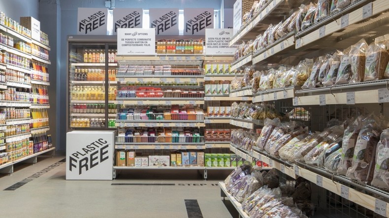 Zum Wohle des Planeten: Amsterdam stolz auf ersten Supermarkt mit komplett plastikfreiem Gang