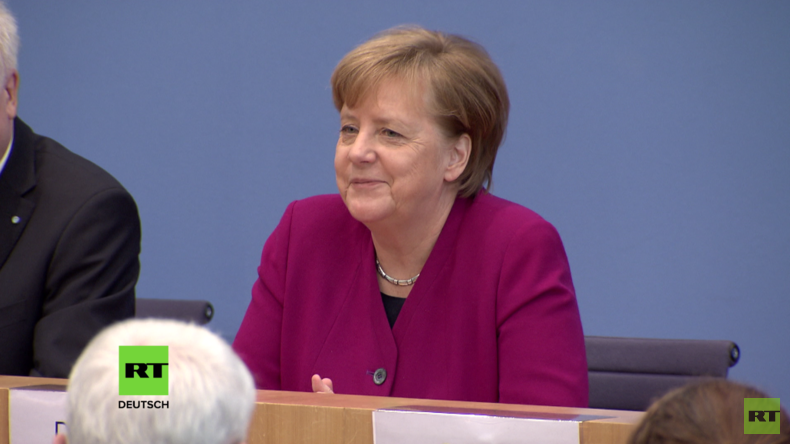 "Deutsches Bier" und "Räucherfisch": Kulinarische Annäherung zwischen Merkel und Putin (Video)