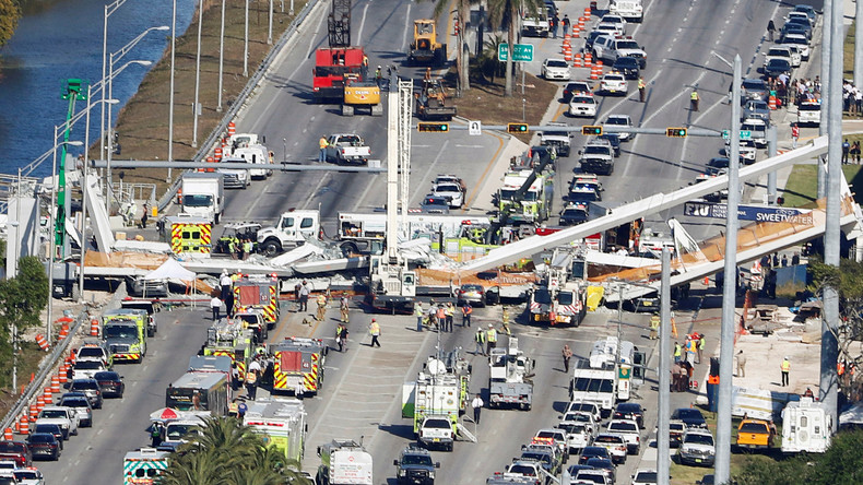 Brückeneinsturz Miami: Ingenieure entdeckten am Unglückstag Riss - Und taten nichts
