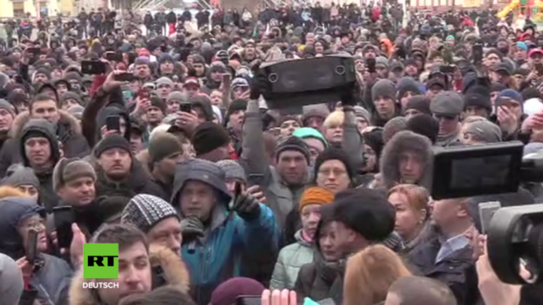 Kemerowo: Tausende protestieren nach Feuer-Tragödie in Russland mit Dutzenden Toten