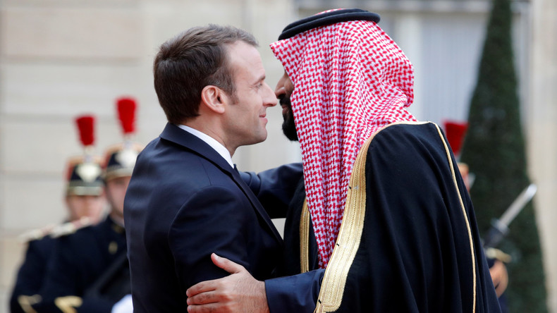 Kronprinz hui, Assad pfui: Macron verteidigt Waffenexporte an Saudi-Arabien