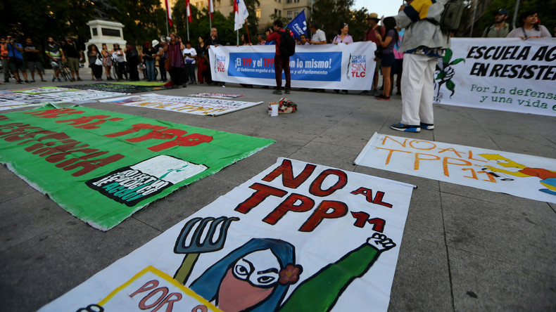 Südamerika: Widerstand gegen das Freihandelsabkommen zwischen Chile und Uruguay