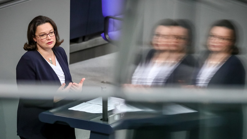 Der Nahles-Faktor: SPD hat nur noch halb so viel Rückhalt wie CDU