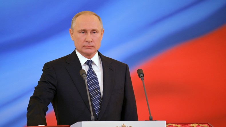 Rede anlässlich Amtseinführung - Putin für vierte Amtszeit als Präsident vereidigt