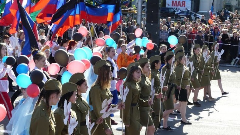 Vier Jahre Volksrepublik Donezk: Ein Protostaat feiert seinen Unabhängigkeitstag