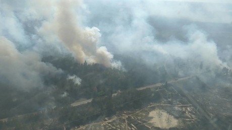 Großer Waldbrand in Tschernobyl-Sperrzone: Am höchsten radioaktiv belastete Gebiete betroffen