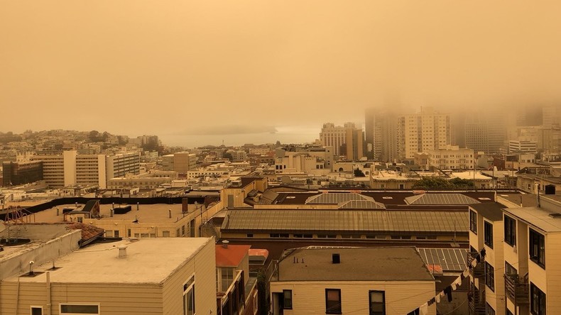 Ascheregen und gespenstisches Orange: Waldbrände geben San Francisco post-apokalyptisches Flair