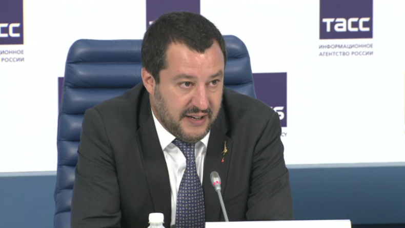 Italiens Innenminister Salvini droht mit Veto bei EU-Sanktionen gegen Russland