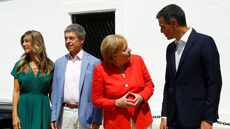 Angela Merkel trifft Spaniens Regierungschef Pedro Sánchez