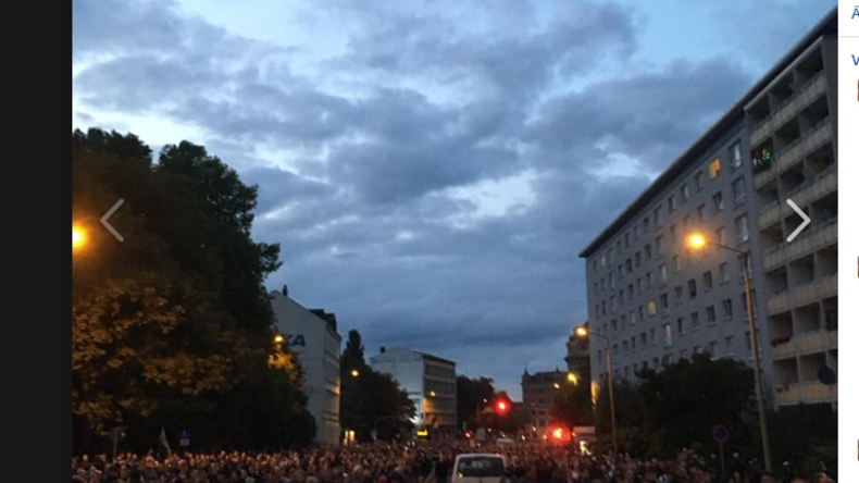Chemnitz: Verletzte bei Protesten und Ausschreitungen am Montagabend