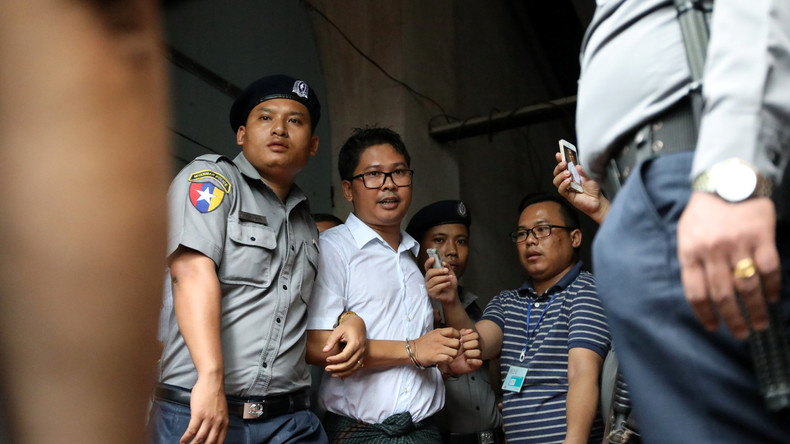 Besitz von sensiblen Dokumenten: Reuters-Journalisten in Myanmar zu sieben Jahren Haft verurteilt
