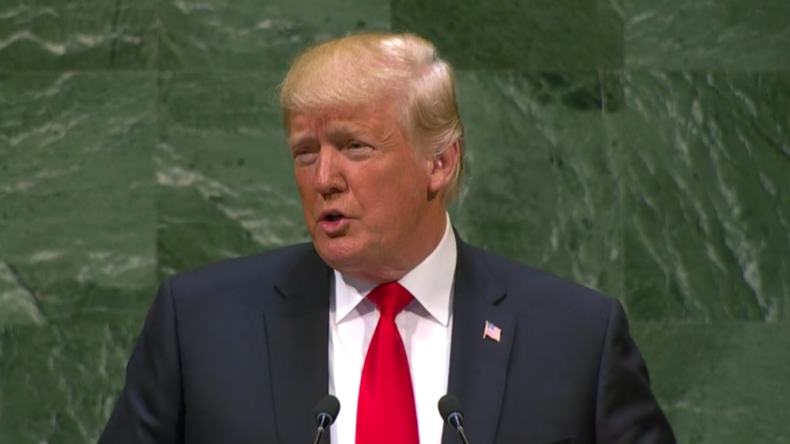 Gelächter, Stirnrunzeln, Terror, Energie und Chemiewaffen – Highlights aus Trumps UN-Rede