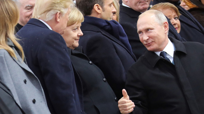 Weißes Haus zum Trump-Putin-Merkel-Macron-Treffen: Gutes Gespräch