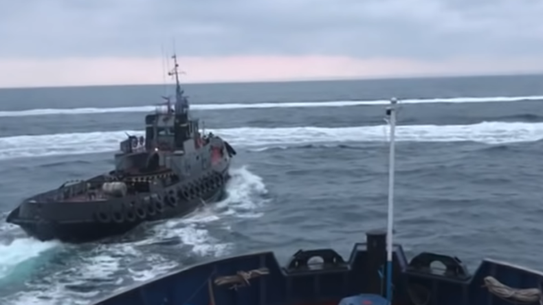 FSB: Nach Territorialverletzung setzen russische Schiffe Waffengewalt gegen ukrainische Marine ein